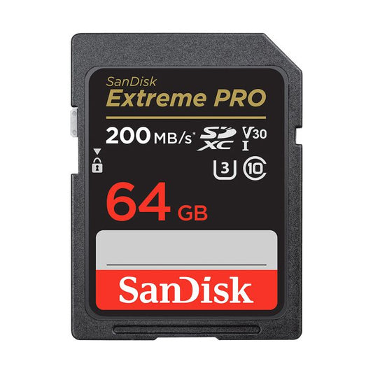 SDSDXXU-064G-ANCIN - SanDisk - 64GB Extreme Pro SDHC and SDXC UHS-I Flash Memory Card