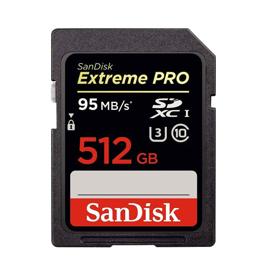 SDSDXXY-512G - SanDisk - 512GB Extreme Pro SDXC UHS-I Memory Card