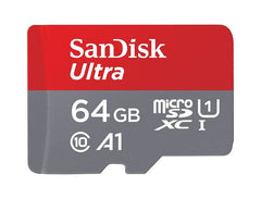 SDSQUAR-064G-GN6MN - SanDisk - 64GB Ultra microSDXC Class 10 UHS-I Memory Card