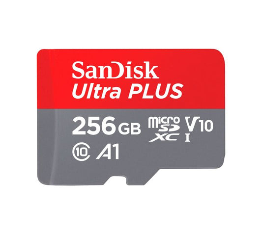 SDSQUBL-256G-AN6IA - SanDisk - 256GB Ultra Plus microSDXC UHS-I Memory Card