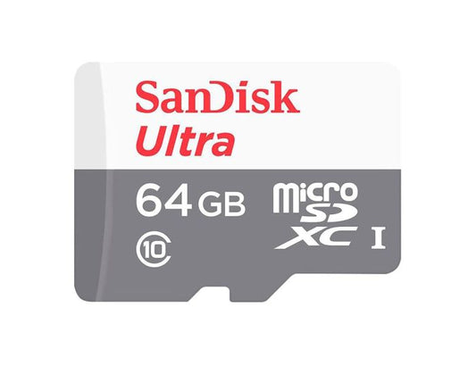 SDSQUNR-064G-GN3MA - SanDisk - 64GB Ultra 100Mb/s UHS-I microSDXC Memory Card