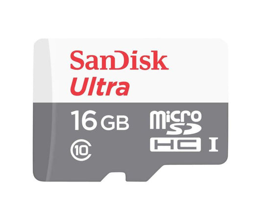 SDSQUNS-016G - SanDisk - 16GB Ultra UHS-I microSDHC Memory Card with SD Adapter