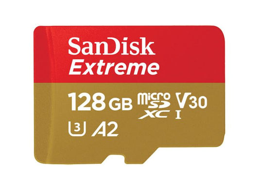 SDSQXA1-128G-GN6MA - SanDisk - 128GB Extreme microSDXC UHS-I Memory Card