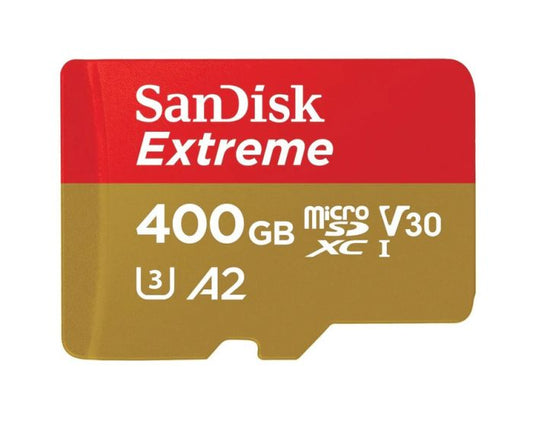 SDSQXA1-400G-GN6MA - SanDisk - 400GB Extreme microSDXC UHS-I Memory Card