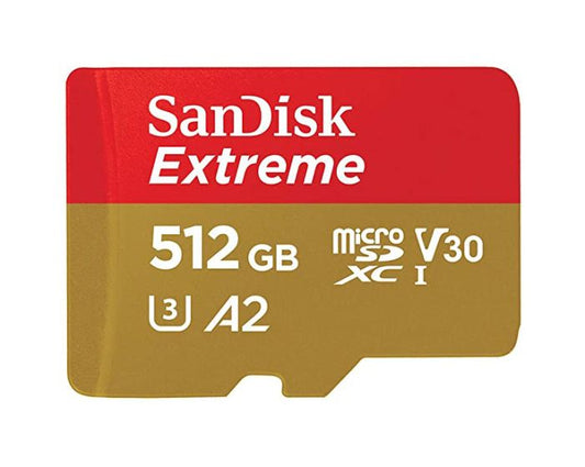 SDSQXA1-512G - SanDisk - 512GB Extreme microSDXC UHS-I Memory Card