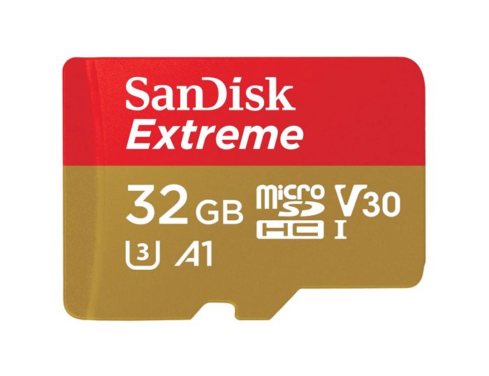 SDSQXAF-032G-GN6AT - SanDisk - 32GB Extreme 160Mb/s microSD Memory Card for Mobile Gaming