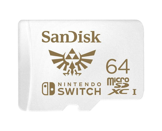 SDSQXAT-064G-GNCZN - SanDisk - 64GB microSDXC UHS-I Card for Nintendo Switch