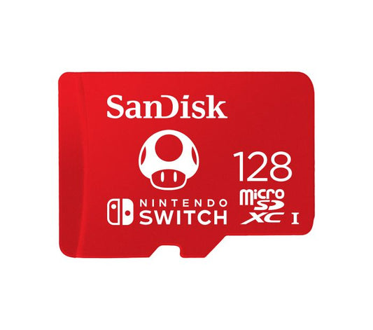 SDSQXBO-128G - SanDisk - 128GB Micro Secure Digital Memory Card for Nintendo Switch