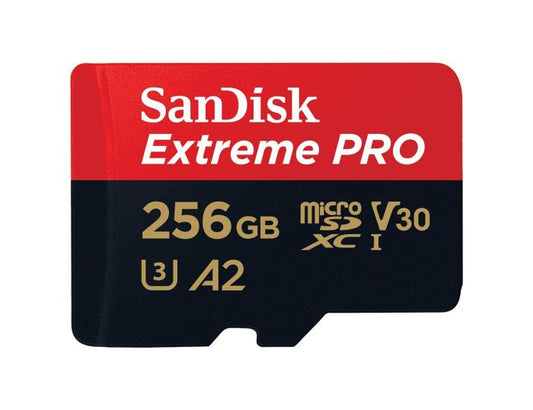 SDSQXCD-256G - SanDisk - 256GB Extreme Pro microSDXC UHS-I Memory Card