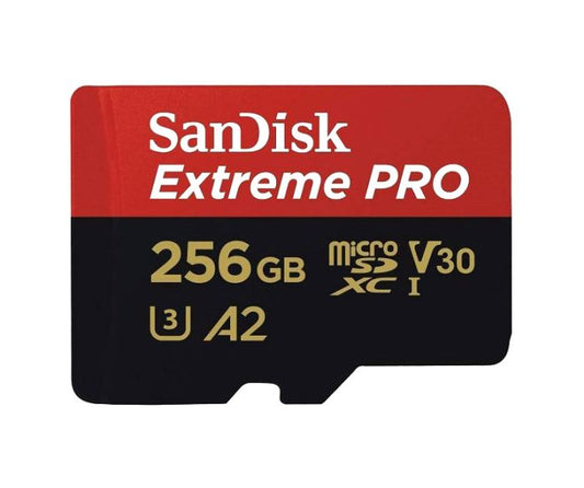 SDSQXCZ-256G - SanDisk - 256GB Extreme microSDXC UHS-I Memory Card