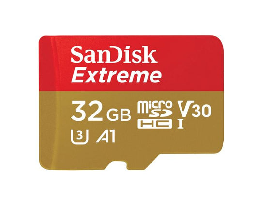 SDSQXVF-032G-AN6MAK2 - SanDisk - 32GB Extreme microSDXC UHS-I Memory Card with Adapter