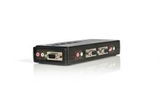 SV411KUSB - STARTECH - 4-Port Mini Usb Kvm Kit With Cables And Audio Switch