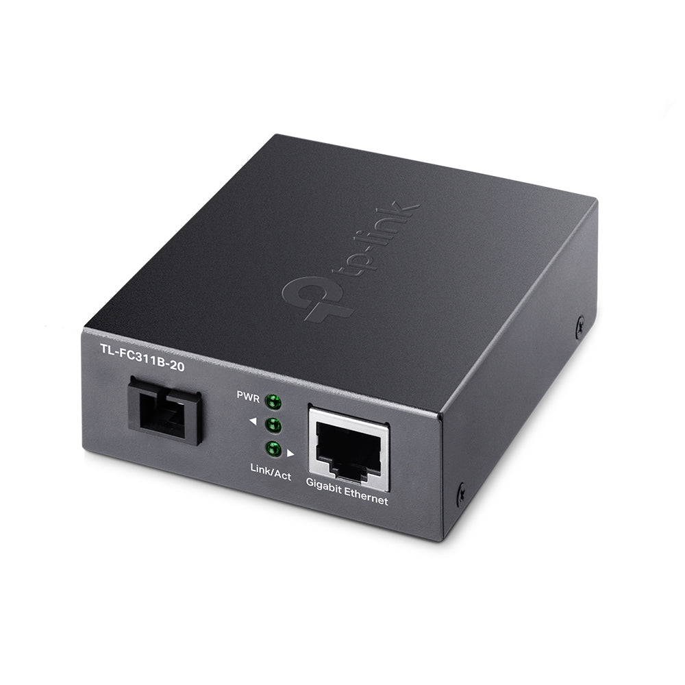 TL-FC311B-20 - TP-Link - network media converter 1000 Mbit/s 1550 nm Single-mode Black
