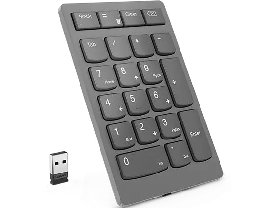 4Y41C33791 - Lenovo - numeric keypad Universal RF Wireless Gray