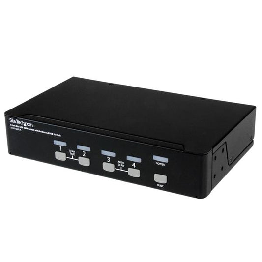 SV431DVIUA - StarTech.com - StarView 4-Port DVI USB KVM switch Black