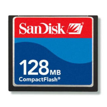 SDCFB-128-A10 - Sandisk - 128Mb Compactflash Memory Card For Digital Cameras And Pdas