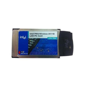 WPC2011BWW - Intel - Pro/Wireless 2011 Network Adapter Pc Card 11Mbps
