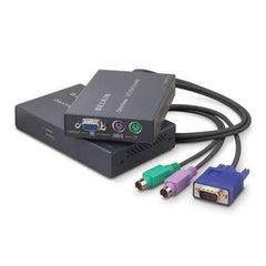 F1D084 - Belkin - OmniView CAT5 KVM Extender 1 Computer(s) 1 Local User(s) 1 Remote User(s) 1 x mini-DIN (PS/2) Keyboard 1 x mini-DIN (PS/2) Mouse 1 x