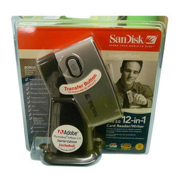 SDDR-89-A15 - Sandisk - Imagemate 12 In 1 Reader/Writer Compactflash Type I Compactflash Type Ii Memory Stick Memory Stick Pro Multimediacard (Mmc) S