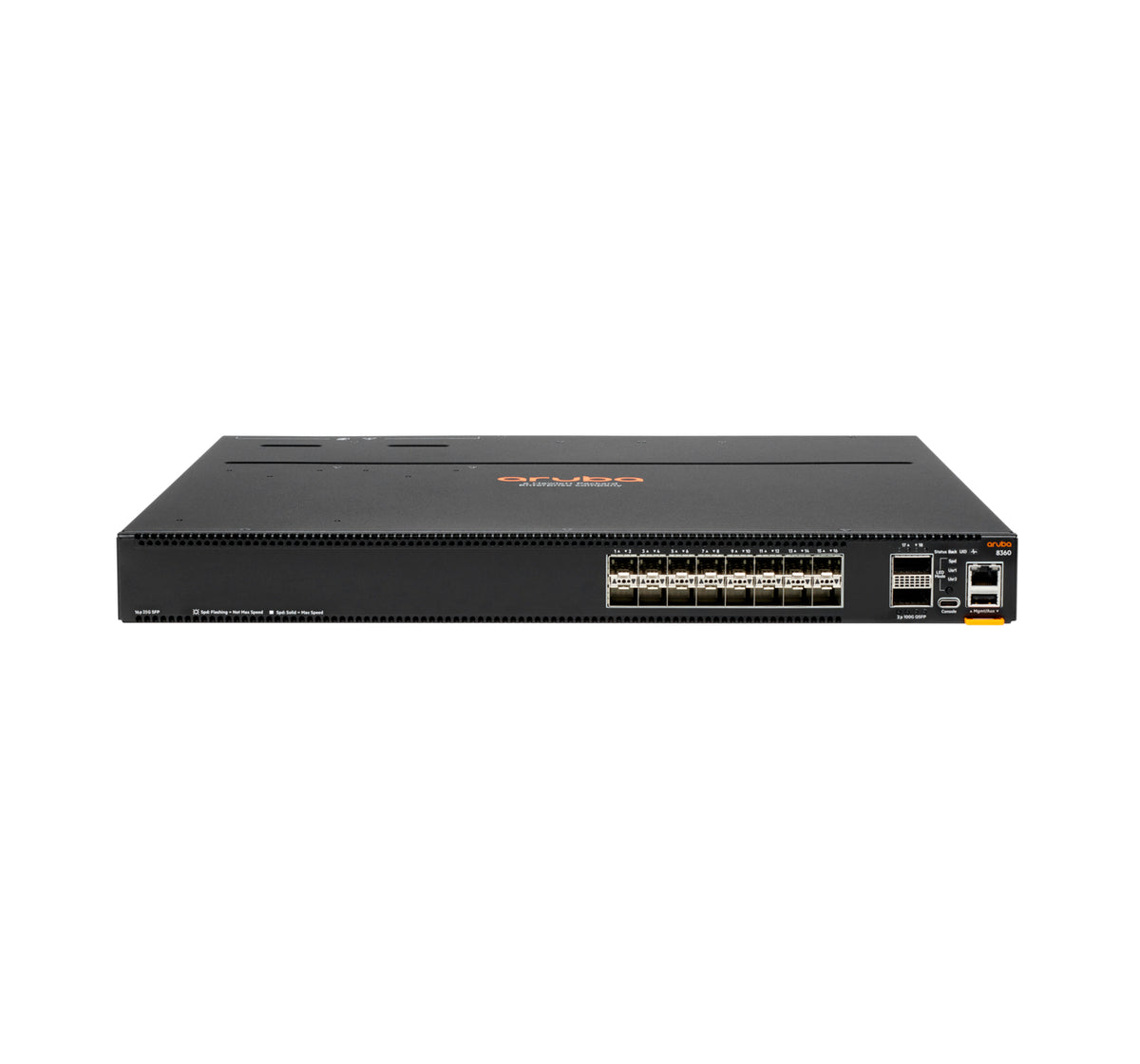 JL702A - Hewlett Packard Enterprise - Aruba 8360-16Y2C Managed L3 1U Black